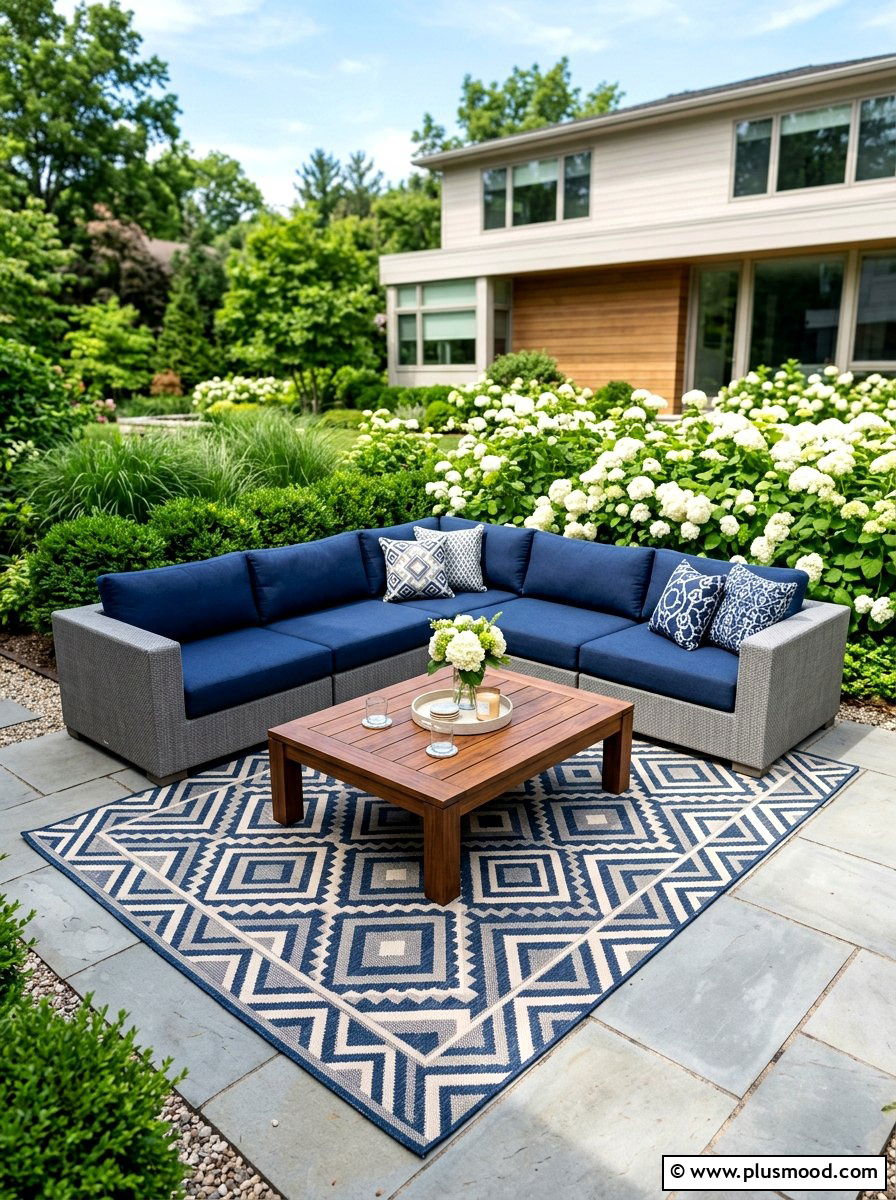 Outdoor Sectional Seating - 25 summer backyard lounge ideas