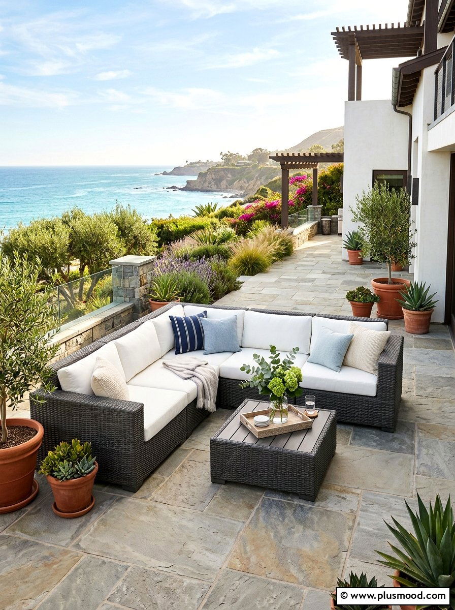 Outdoor Sectional Sofa - 25 summer patio seating ideas