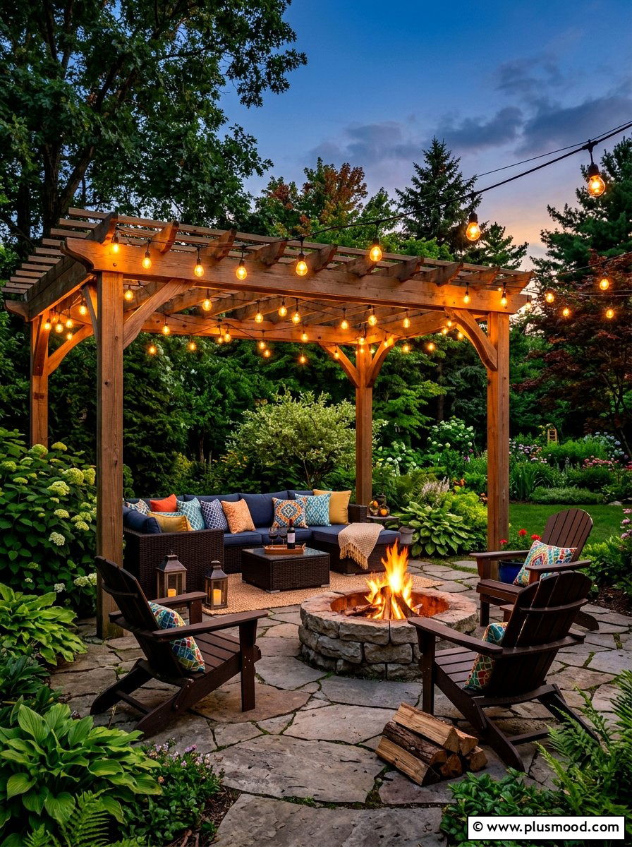 Outdoor String Light - 25 summer decorating ideas on a budget