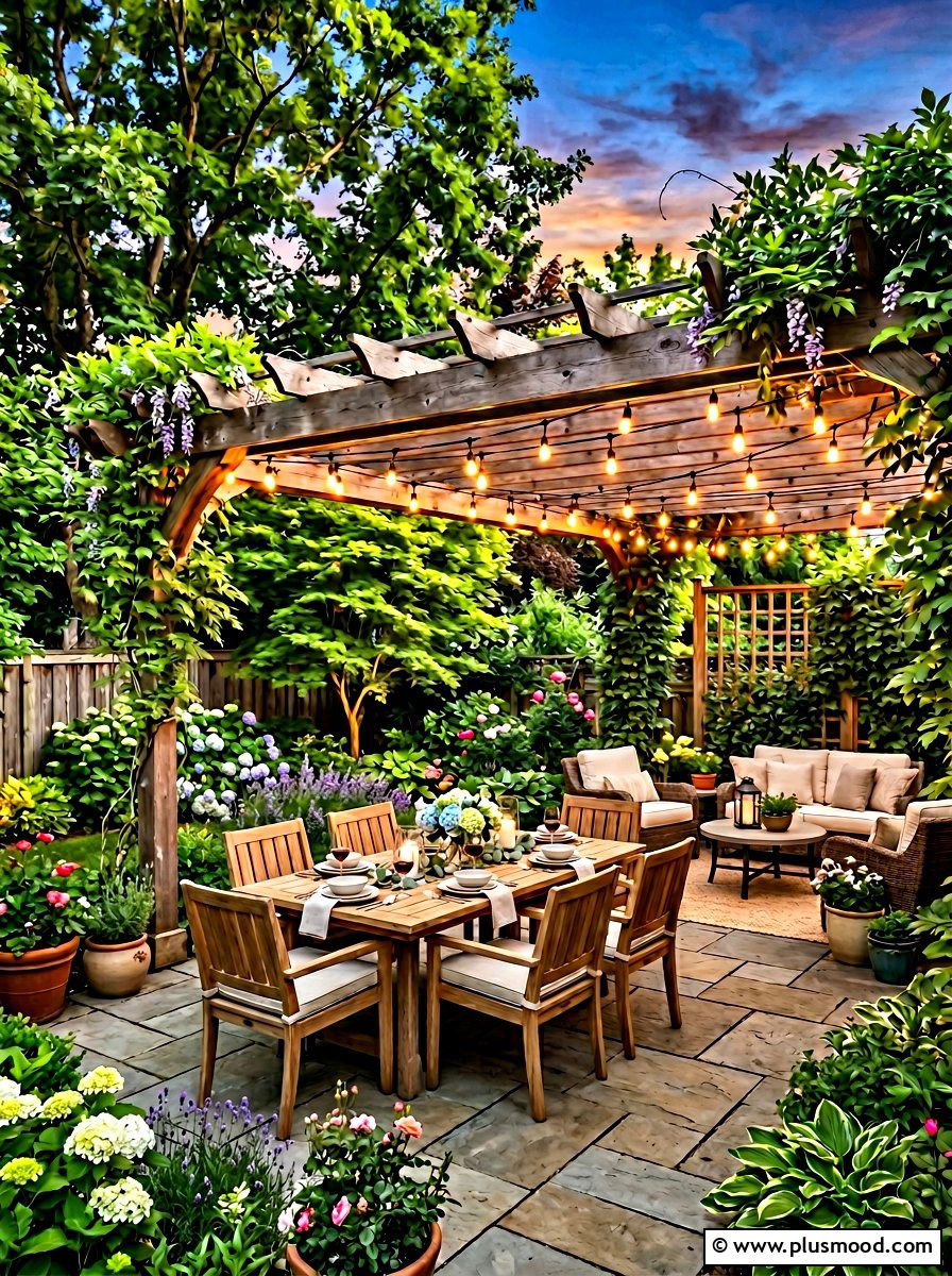 Outdoor String Lights - 25 easy summer home decor ideas