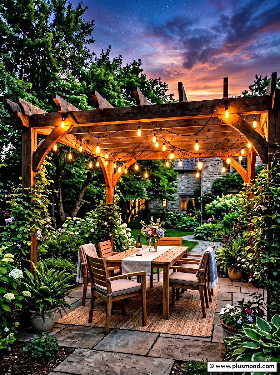 Outdoor String Lights - 25 Outdoor Garden Decor Ideas