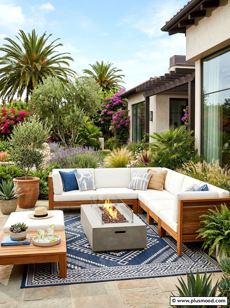 Outdoor Teak Sectional - 25 summer casual elegant decor ideas