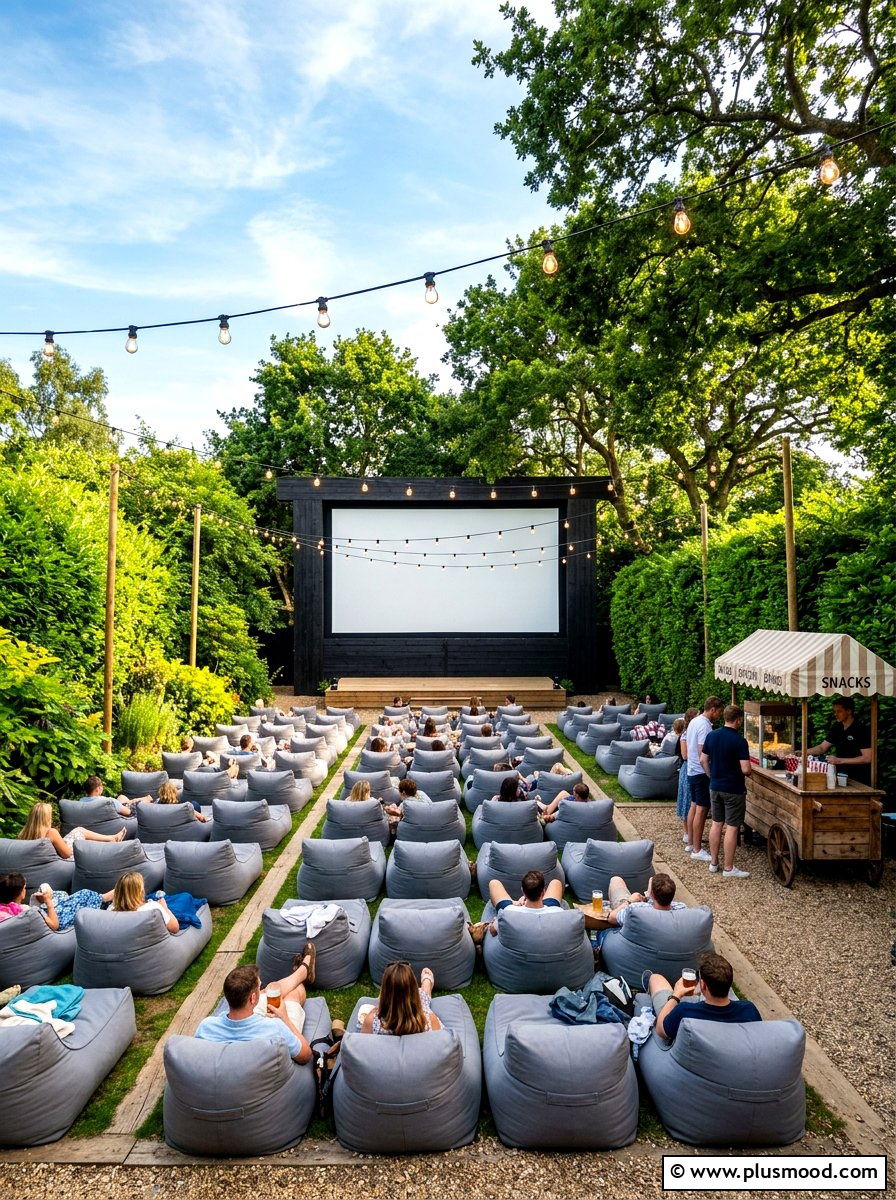 Outdoor Theater - 25 summer backyard entertaining ideas