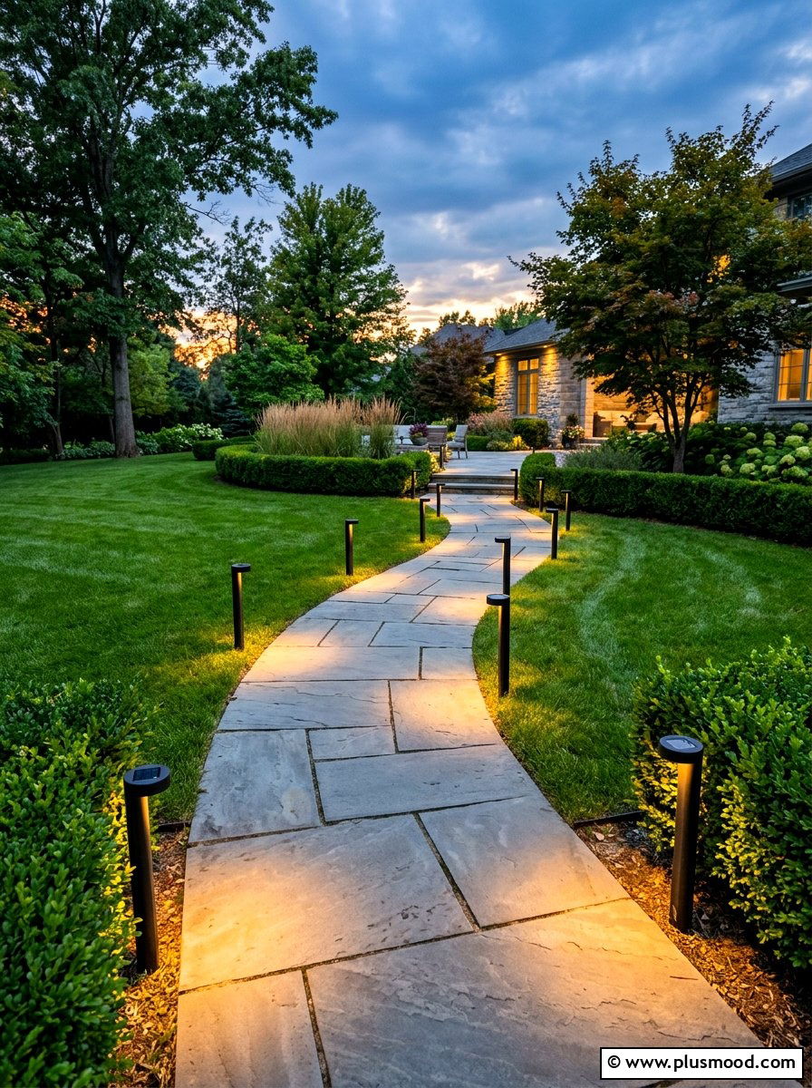 Outdoor Walkway Lighting - 25 late summer curb appeal ideas
