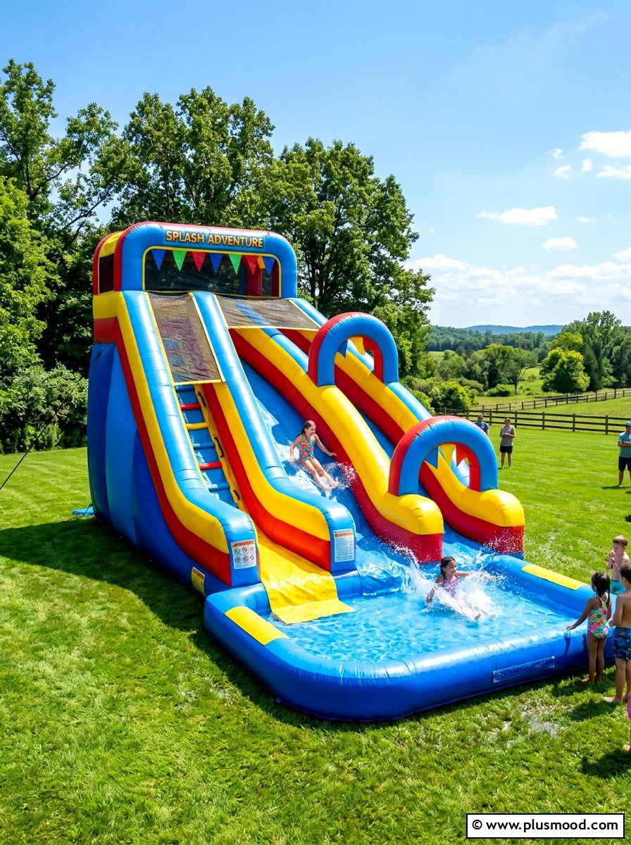 Outdoor Water Slide - 25 summer backyard family fun ideas
