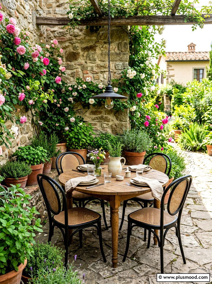 Outdoor dining nook - 25 cozy summer patio ideas