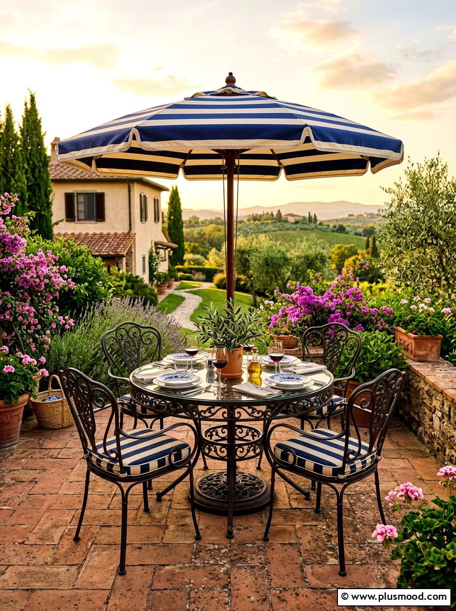 Outdoor dining set - 25 summer garden decor ideas
