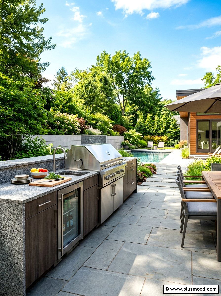 Outdoor kitchen - 25 summer landscape design ideas