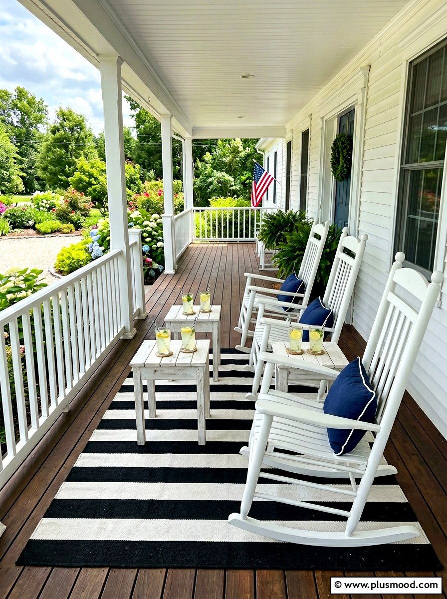 Outdoor rocking chairs - 25 summer porch ideas