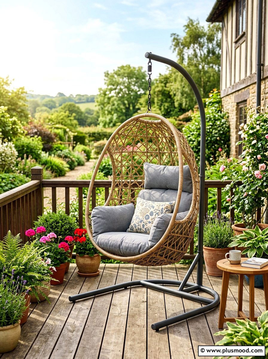 Outdoor swing chair - 25 late summer backyard ideas