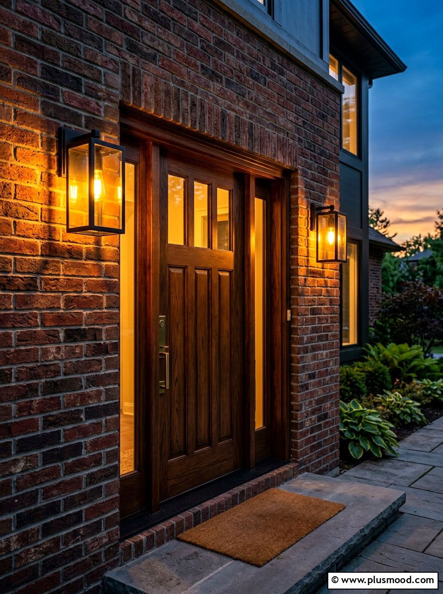 Outdoor wall sconces - 25 summer curb appeal ideas