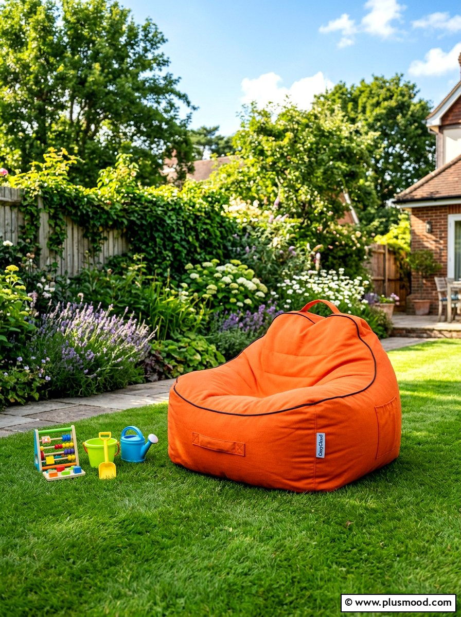 Oversized Bean Bag - 25 summer patio seating ideas