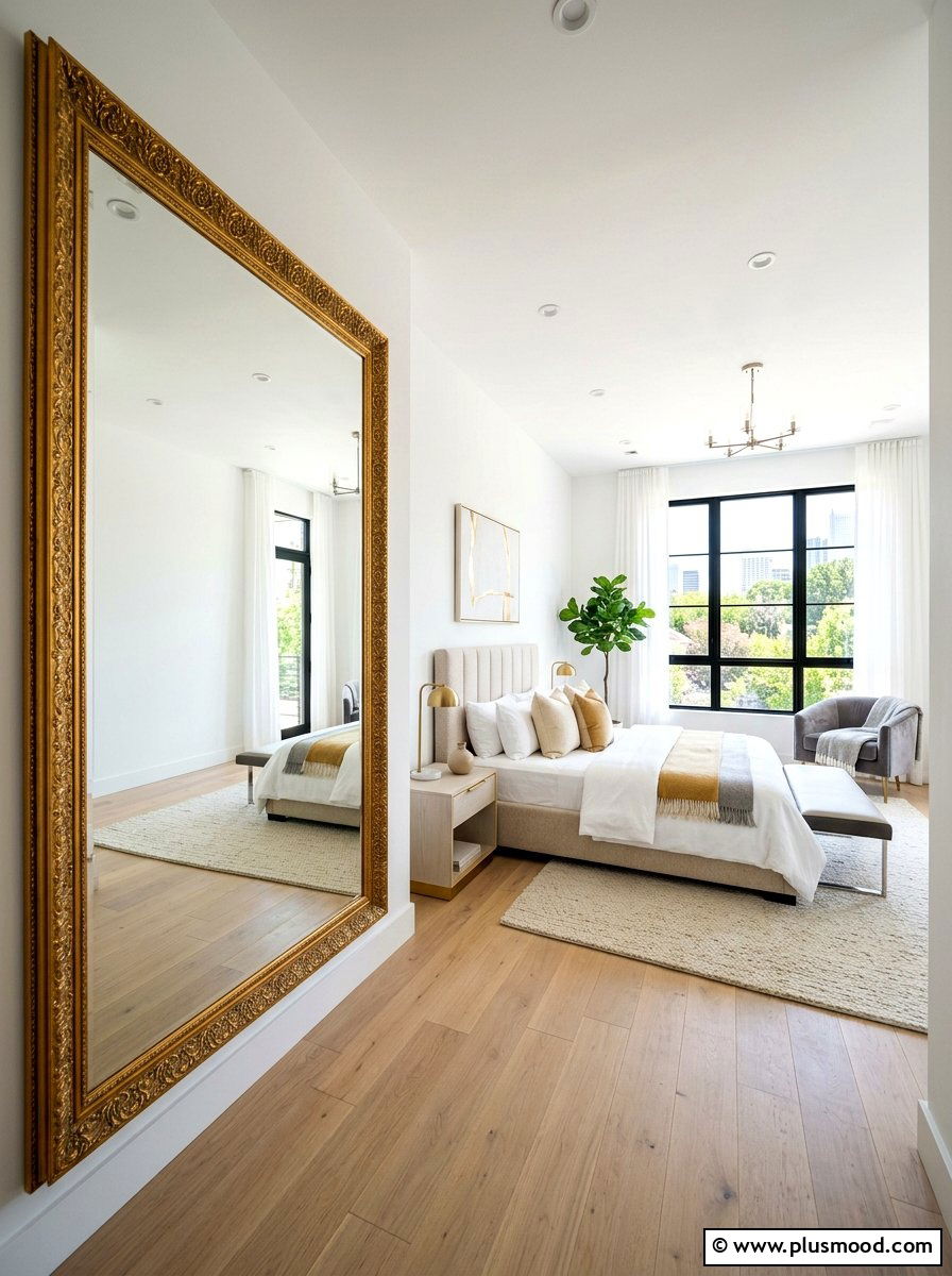 Oversized Mirror Bedroom - 25 summer bedroom ideas
