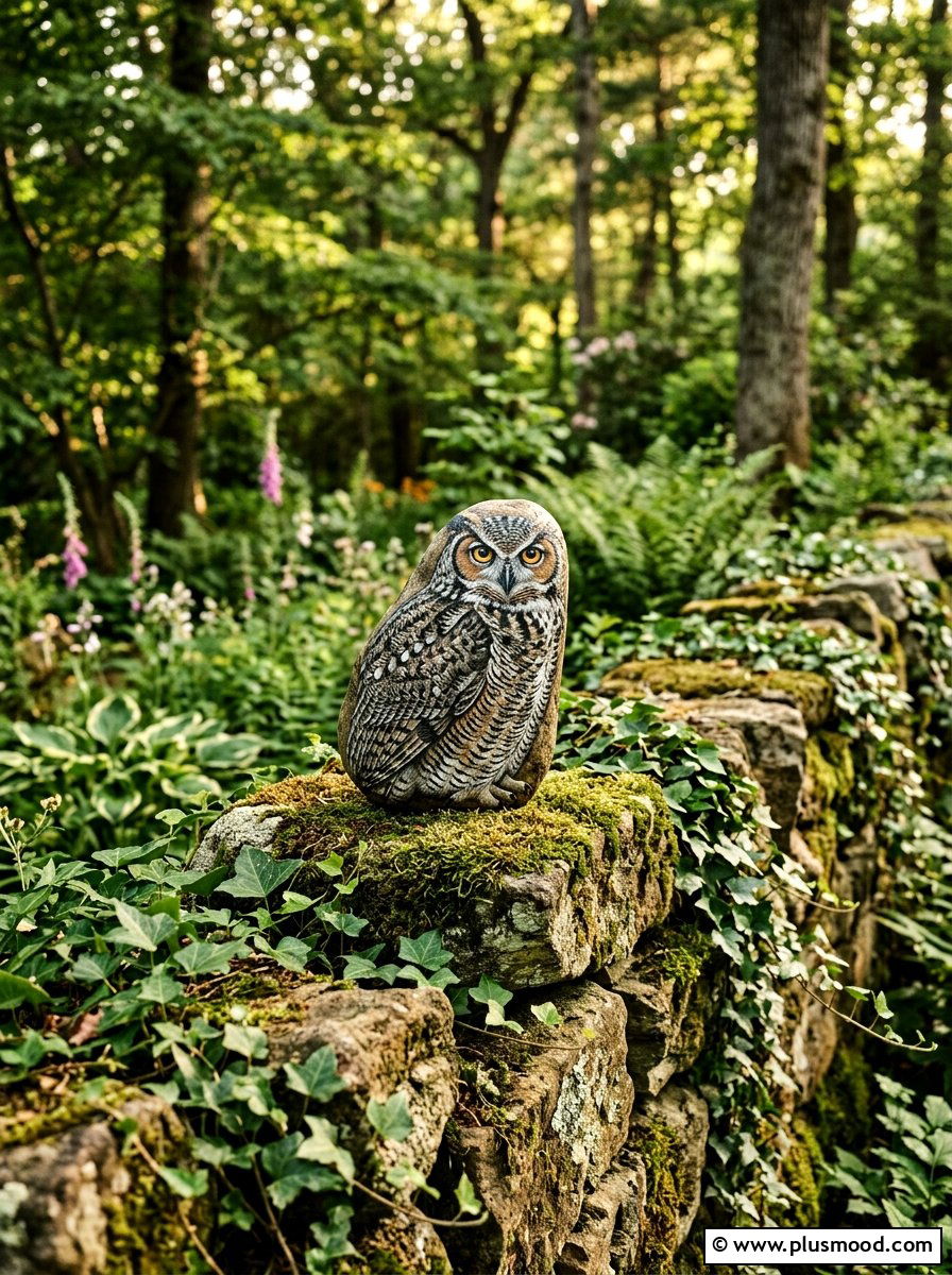 Owl Painted Rock - 25 painted rock ideas with faces
