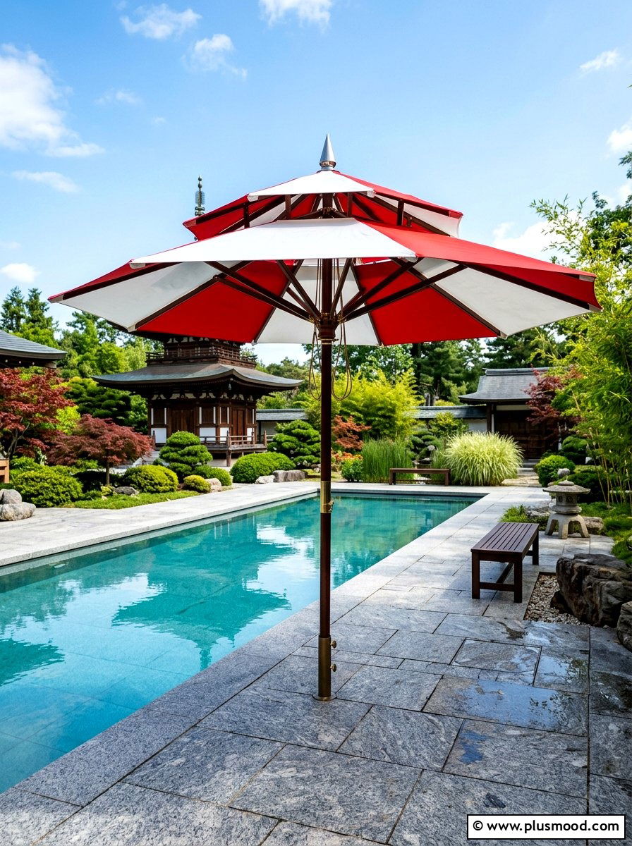 25 Summer Poolside Umbrella Ideas for Stylish Shade Now