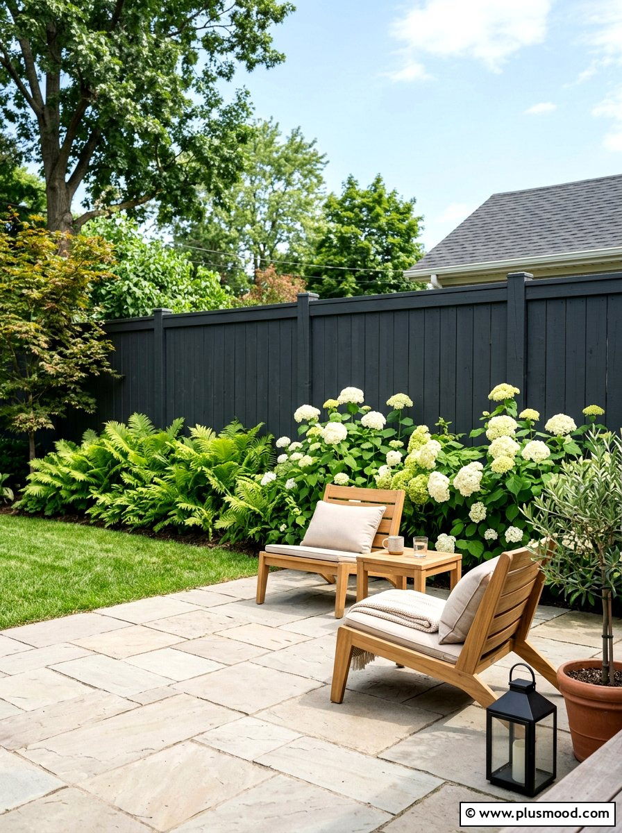 Painted Fence Design - 25 summer garden ideas on a budget