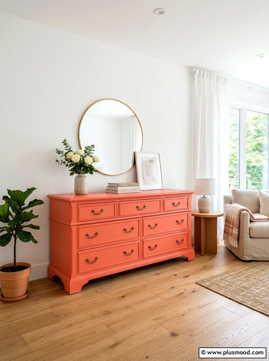 Painted Furniture - 25 summer colorful decor ideas