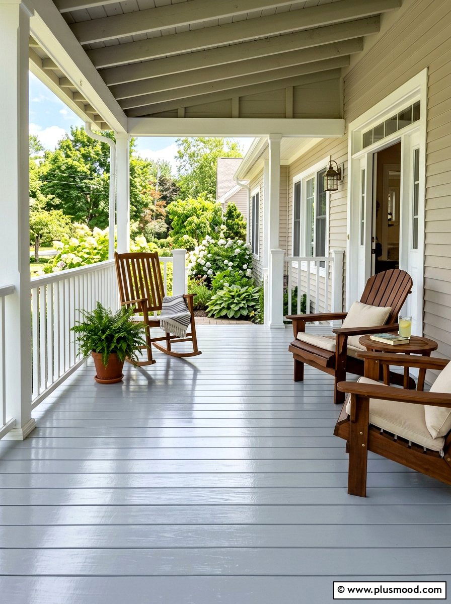 Painted Porch Floor - 25 beautiful summer porch ideas