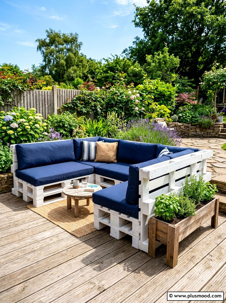 Pallet Balcony Furniture - 25 cute summer balcony ideas