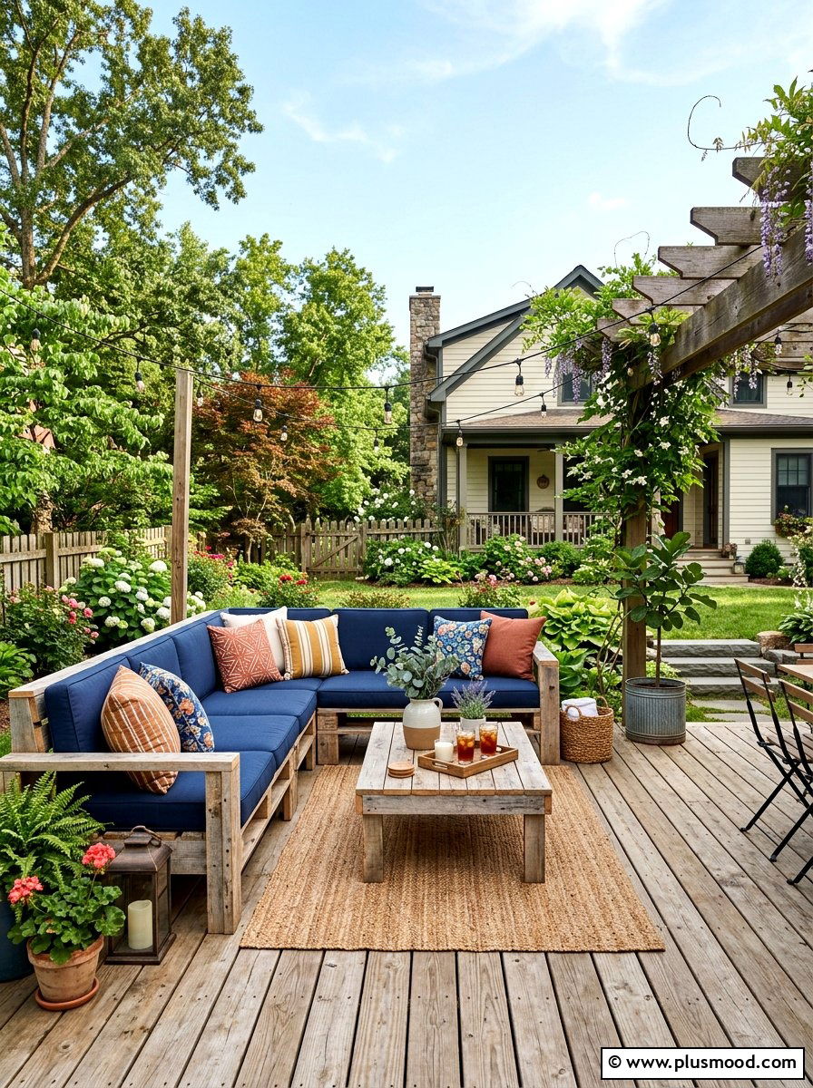 Pallet Outdoor Furniture - 25 cheap summer patio ideas