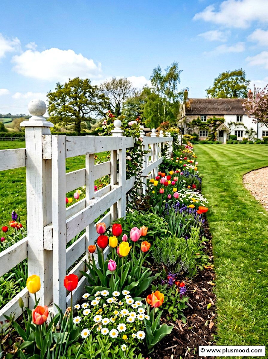 Pallet garden fence - 25 outdoor garden decor ideas with wooden pallets
