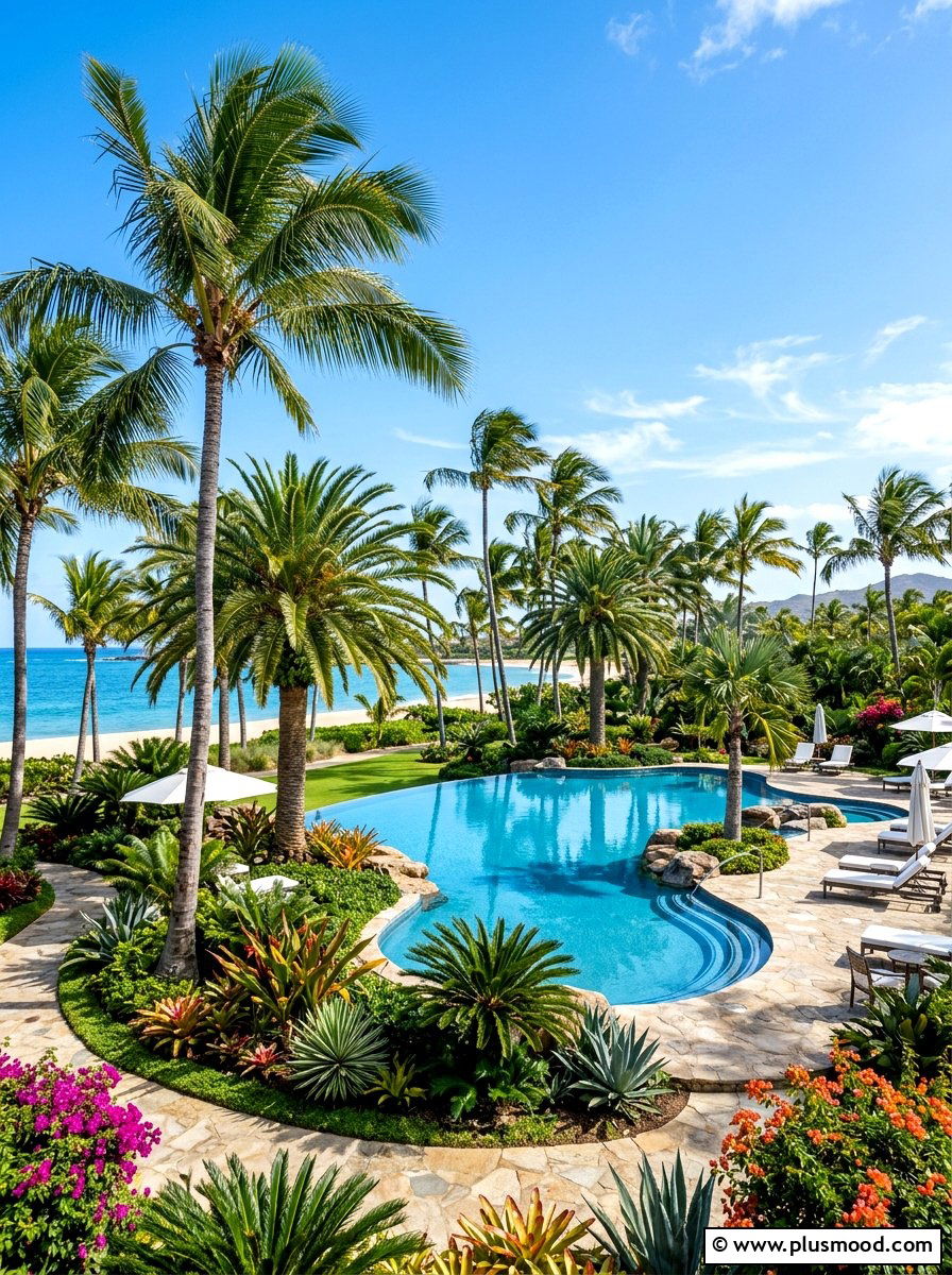 Palm Tree Landscaping - 25 summer tropical pool ideas