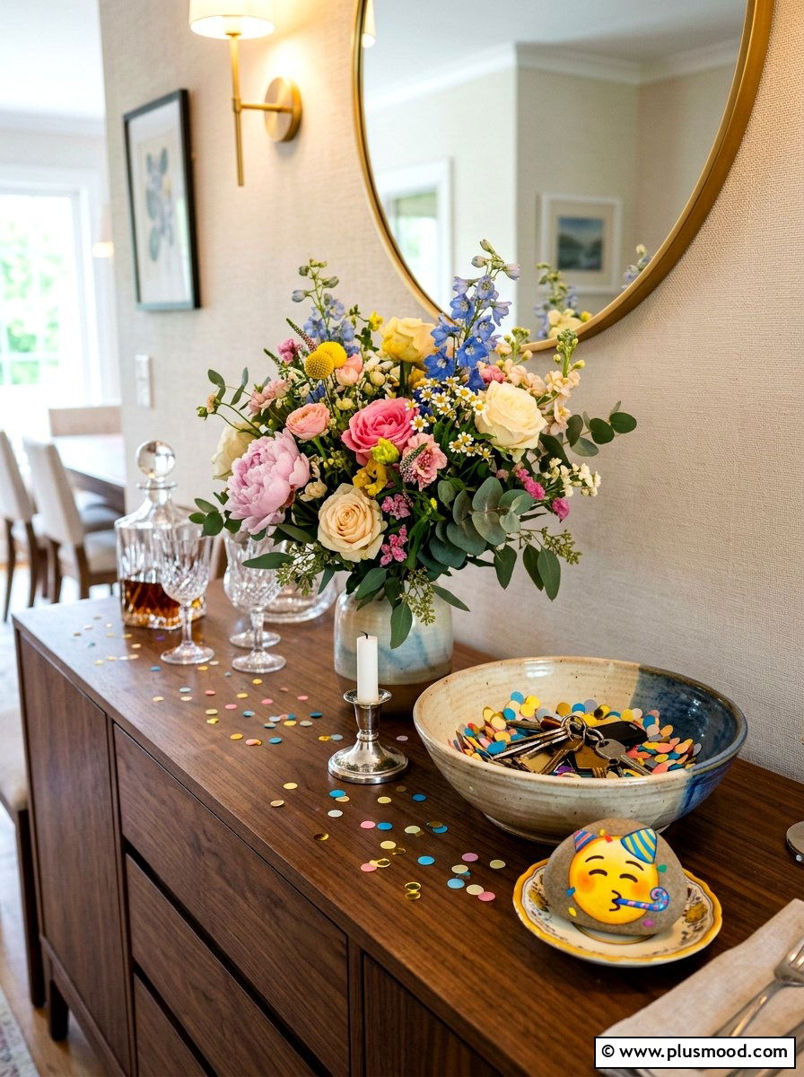 Party Face Emoji Pebble - 25 painted rock ideas with emoji faces