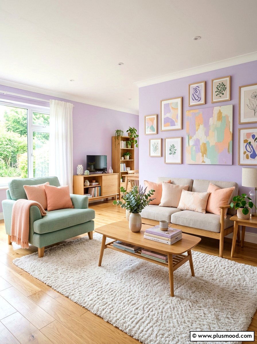 Pastel Color Living Room - 25 summer living room ideas