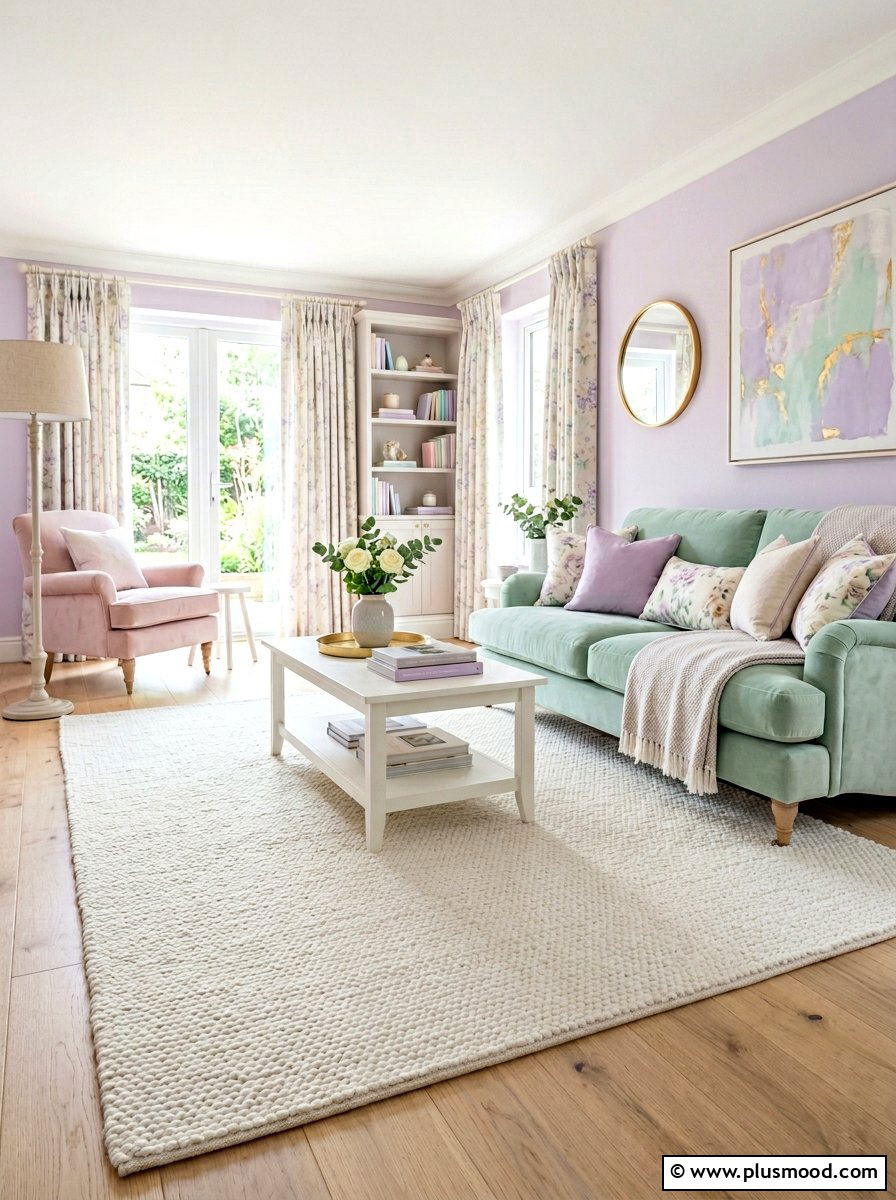 Pastel Color Palette - 25 summer end table decor ideas