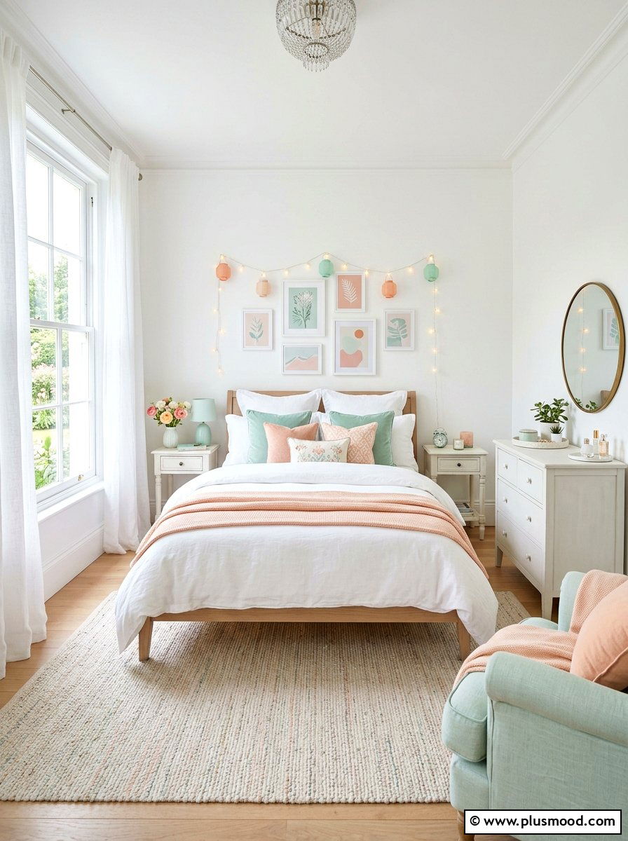 Pastel Decor - 25 best summer bedroom ideas