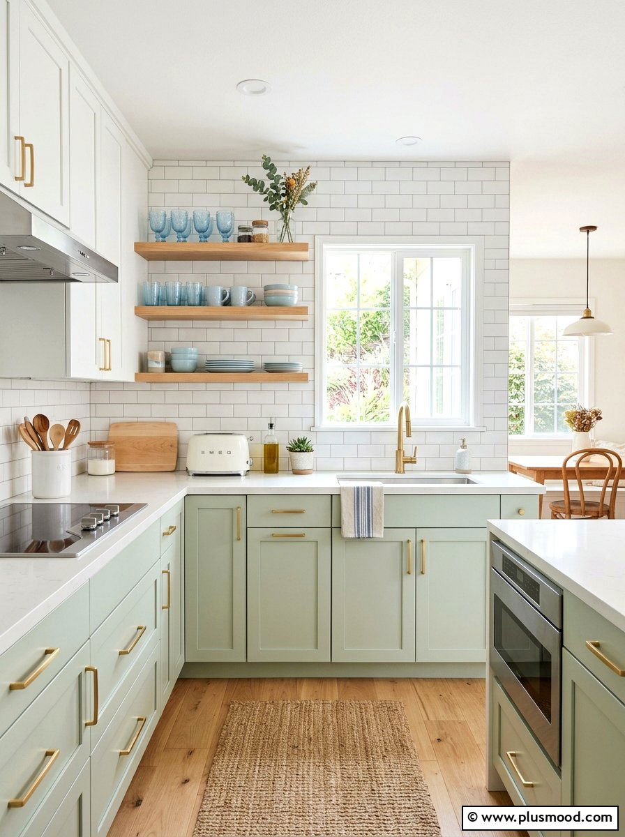 Pastel Kitchen Space - 25 elegant summer decor ideas
