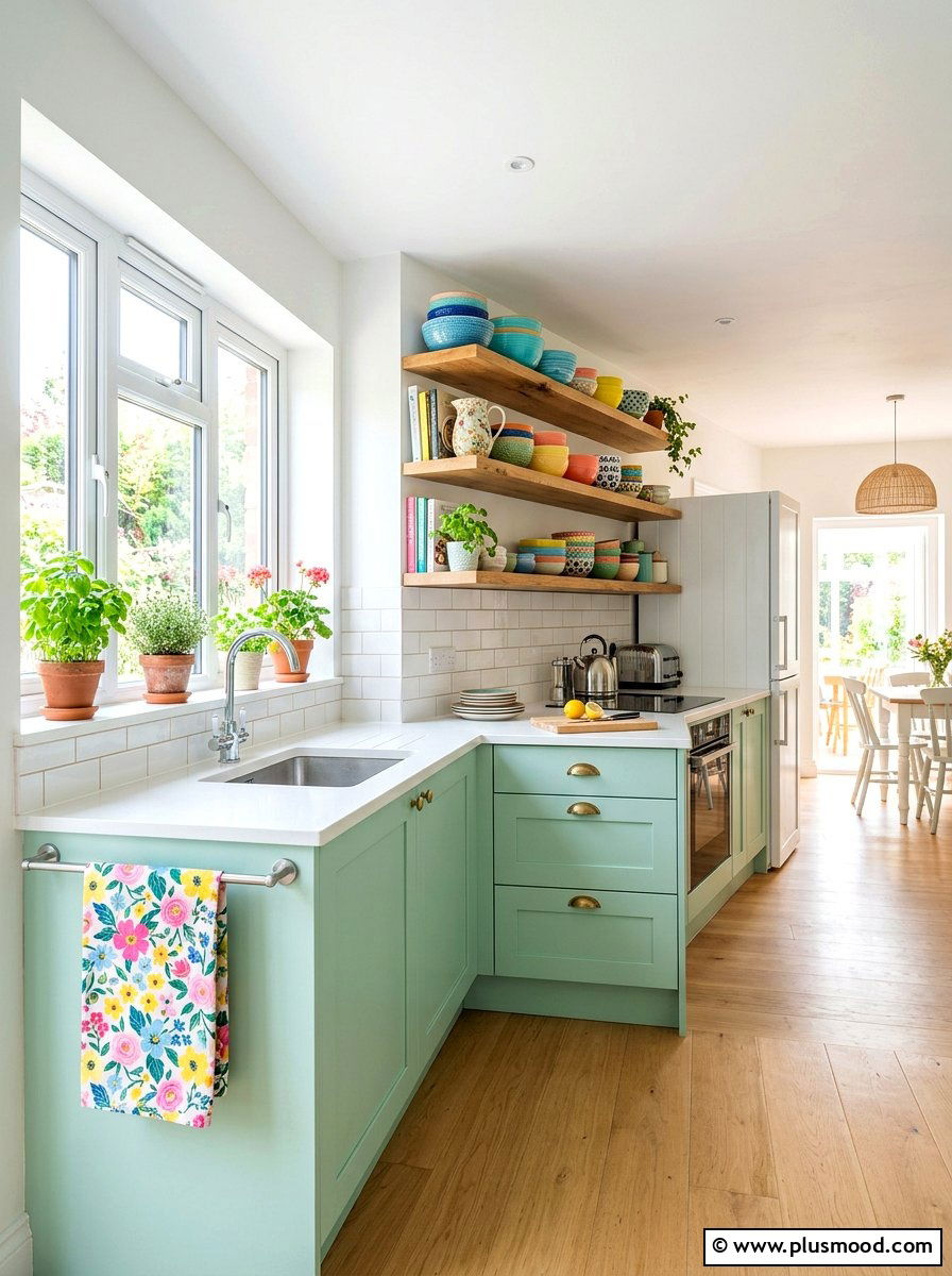 Pastel Kitchen - 25 summer colorful decor ideas