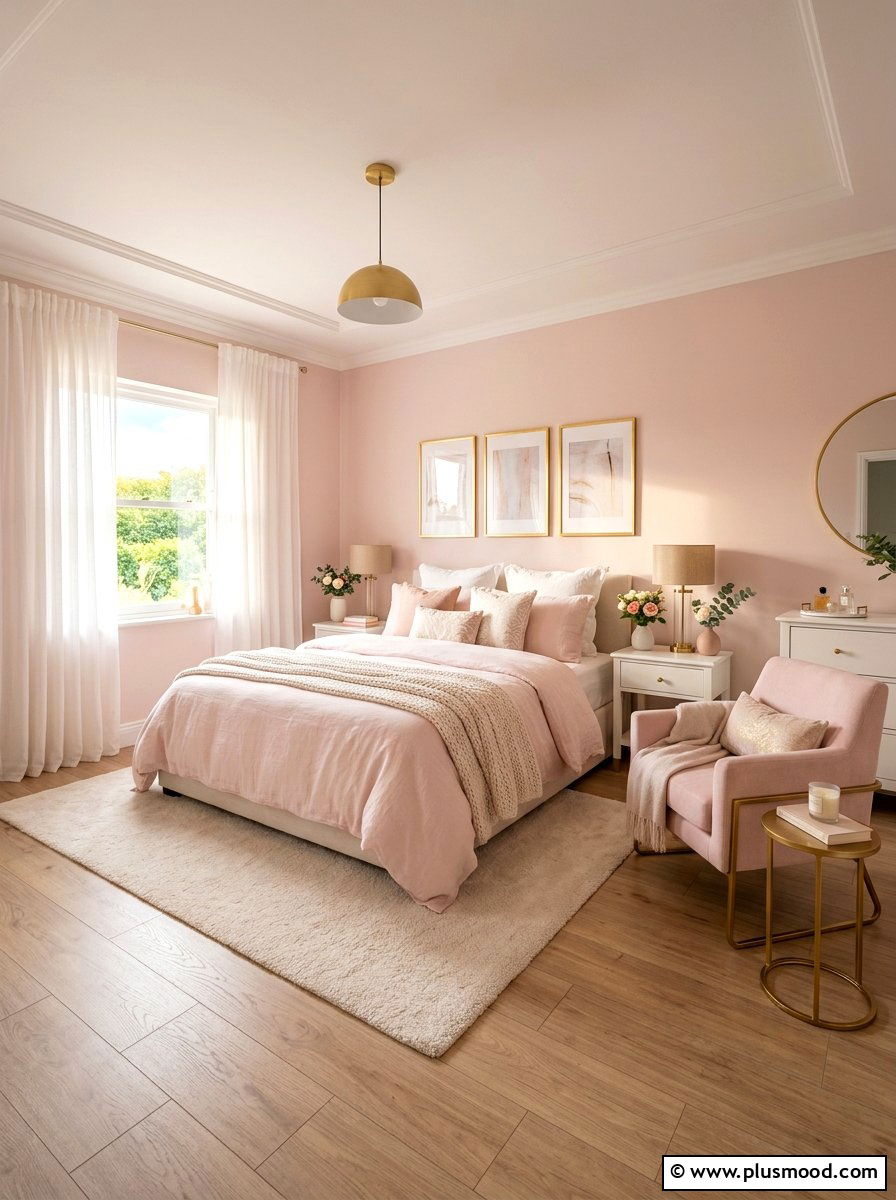 Pastel Pink Bedroom - 25 small summer bedroom ideas