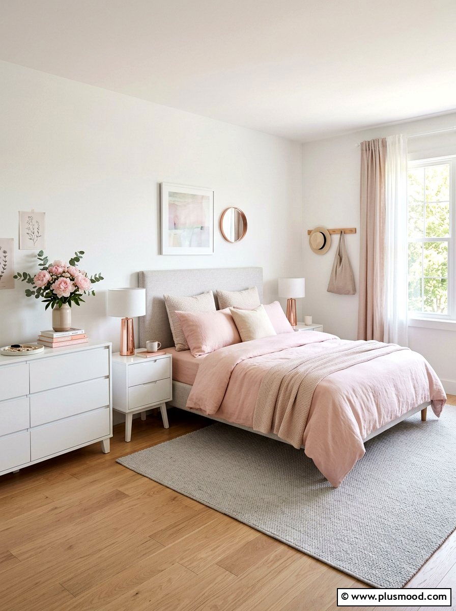 Pastel Pink Bedroom - 25 summer bedroom decor ideas