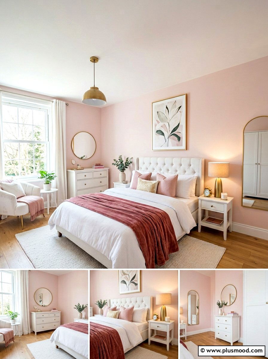 Pastel Pink Bedroom - 25 summer bedroom ideas