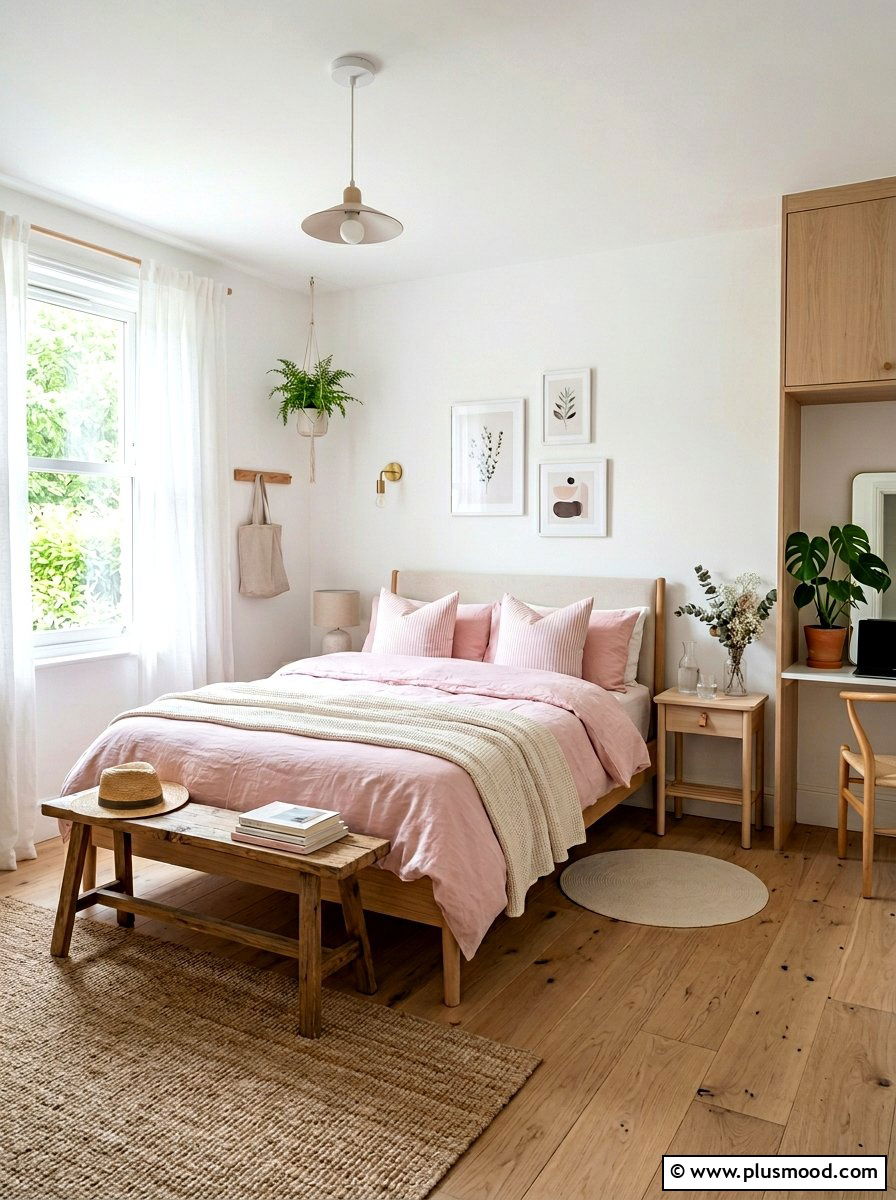 Pastel Pink Summer Bedroom - 25 summer bedroom makeover ideas