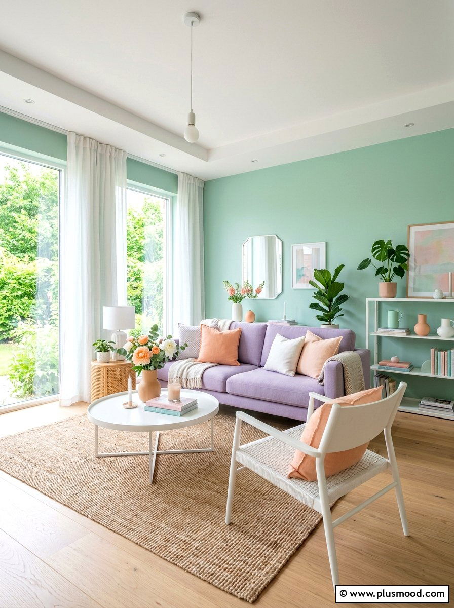 Pastel Summer Living Room - 25 modern summer living room ideas