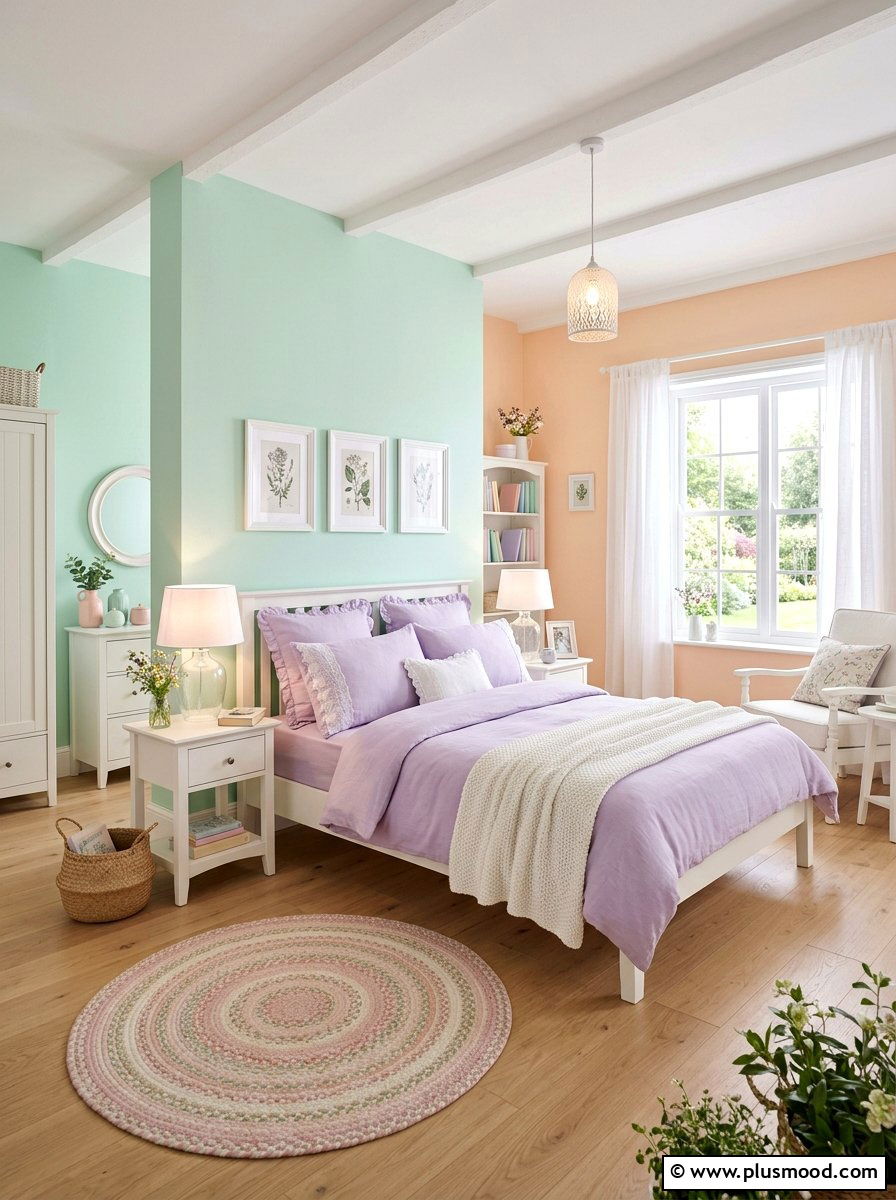 Pastel Theme Bedroom - 25 summer cottage bedroom ideas