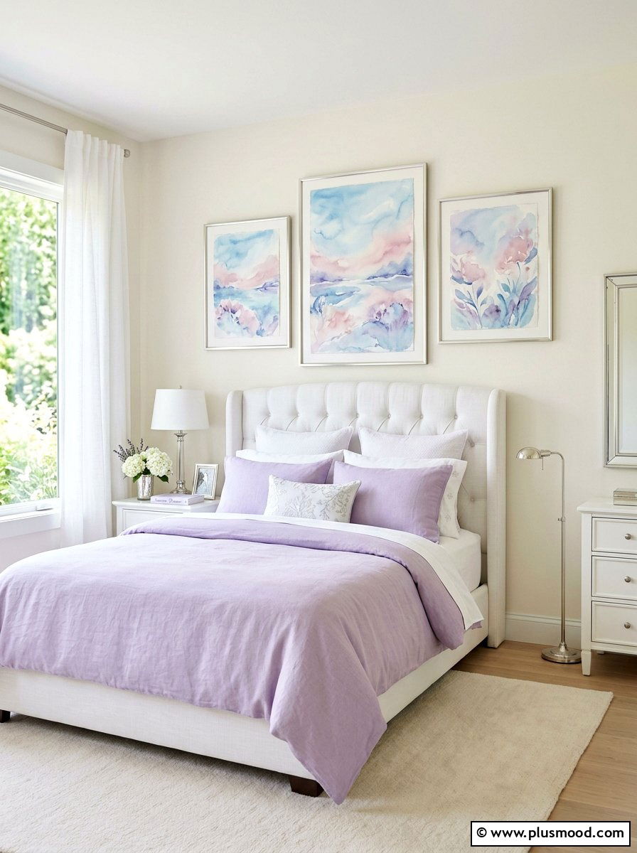 Pastel Watercolor Bedroom Art - 25 summer wall decor ideas for bedroom