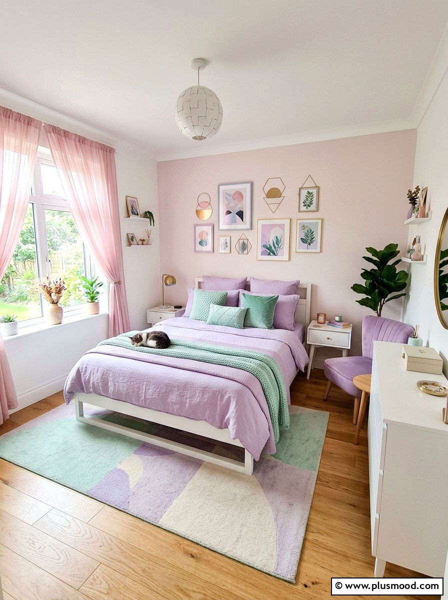 Pastel aesthetic bedroom 1 - 25 summer teen bedroom ideas
