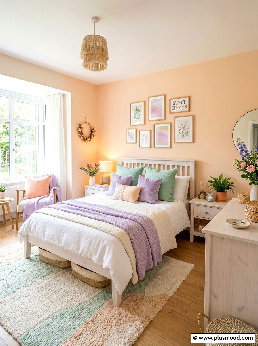 Pastel guest bedroom decor - 25 summer guest bedroom ideas