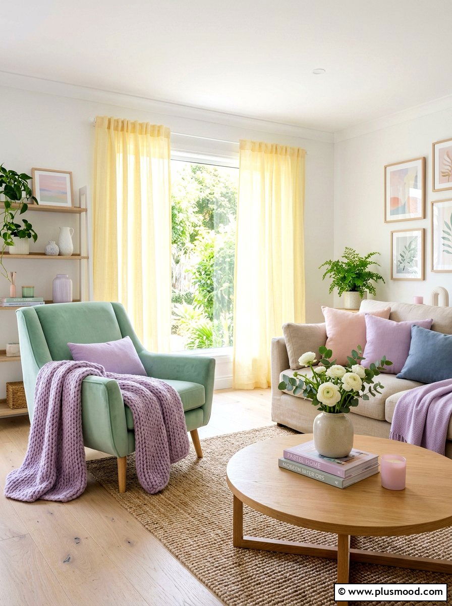 Pastel living room - 25 trending summer home decor ideas
