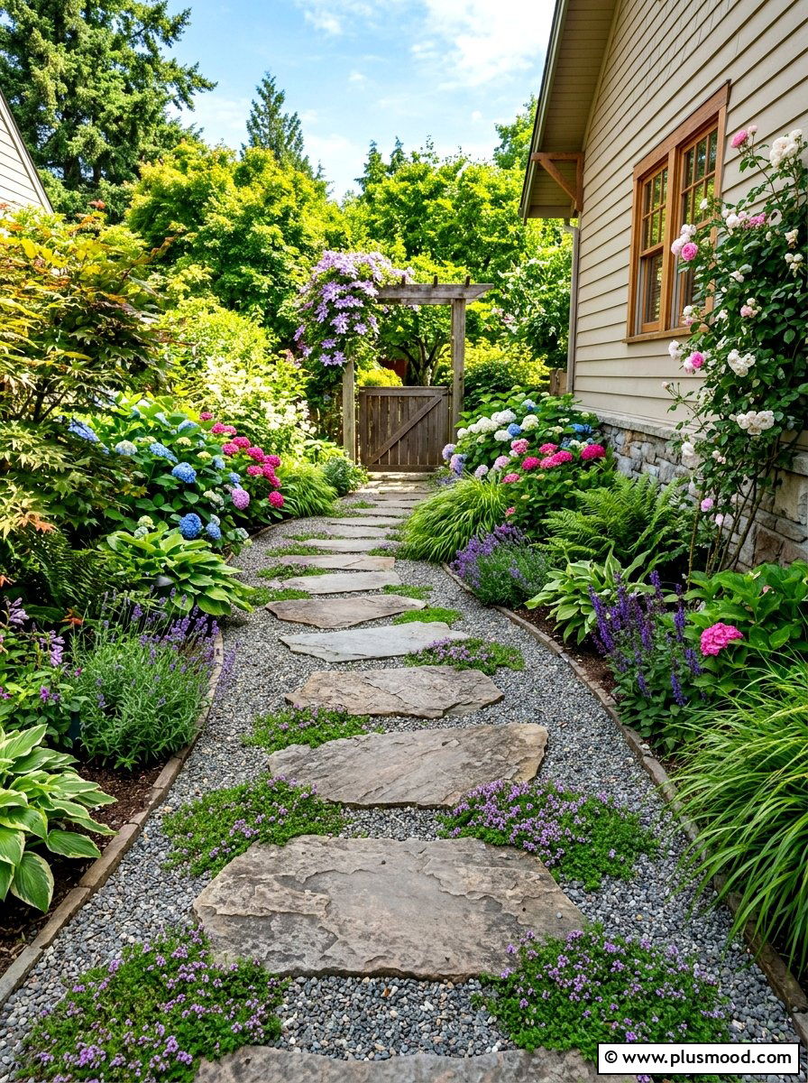Pathway Stepping Stones - 25 late summer curb appeal ideas