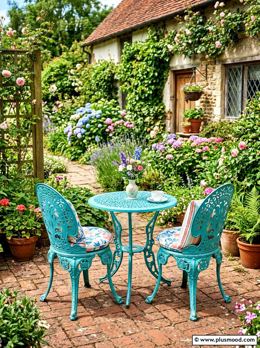 Patio Bistro Set - 25 popular summer backyard ideas