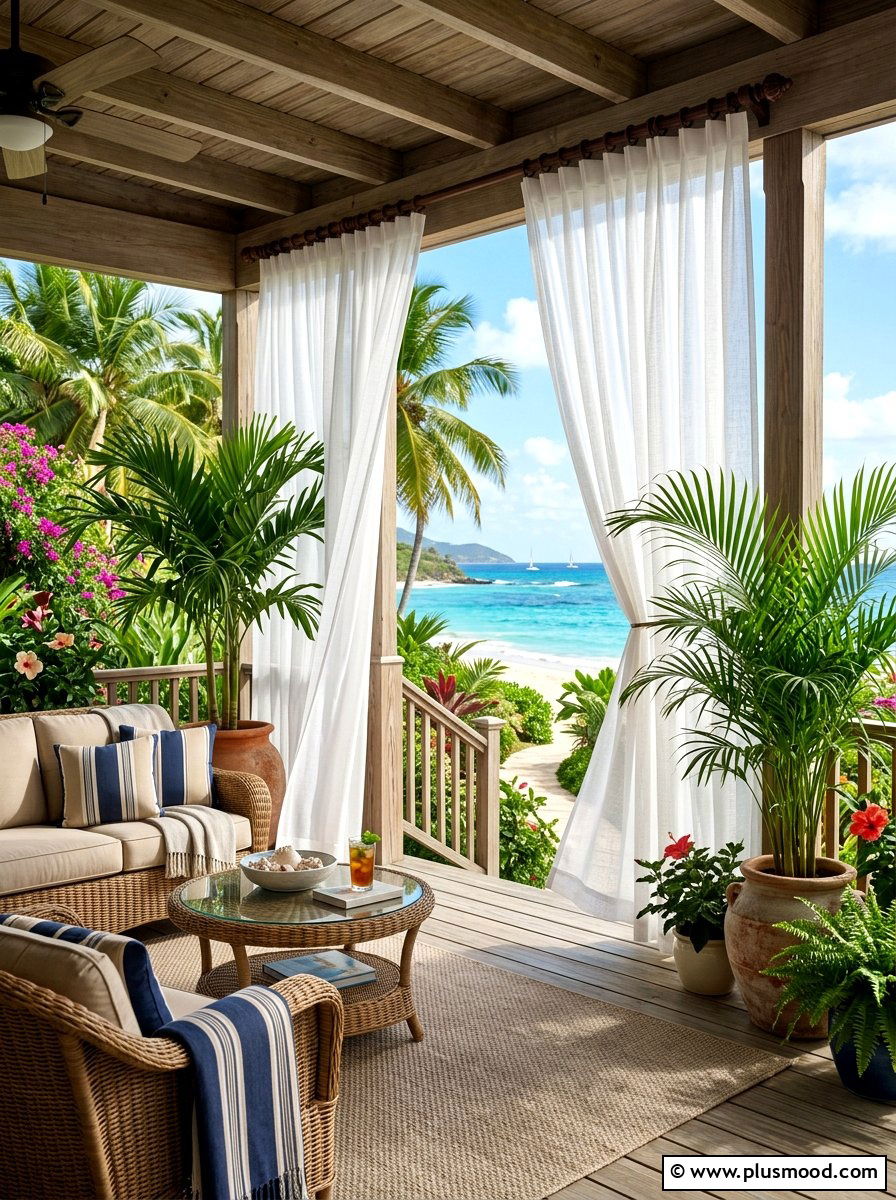 Patio Curtains - 25 summer patio refresh ideas
