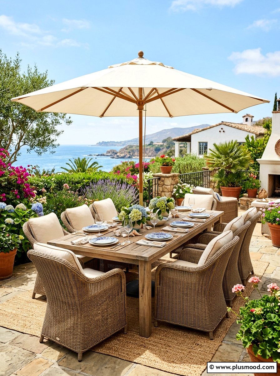Patio Dining Set - 25 popular summer backyard ideas
