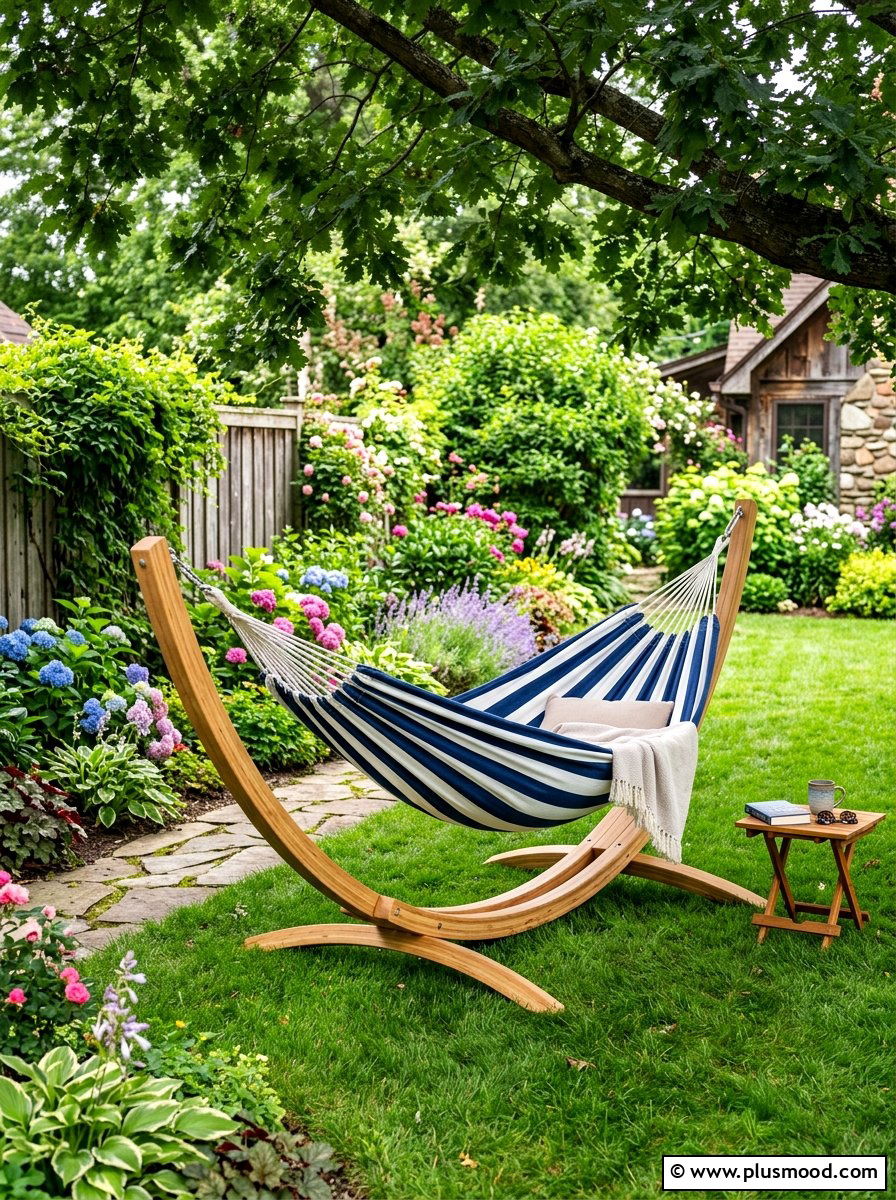 Patio Hammock Stand - 25 summer outdoor living patio ideas