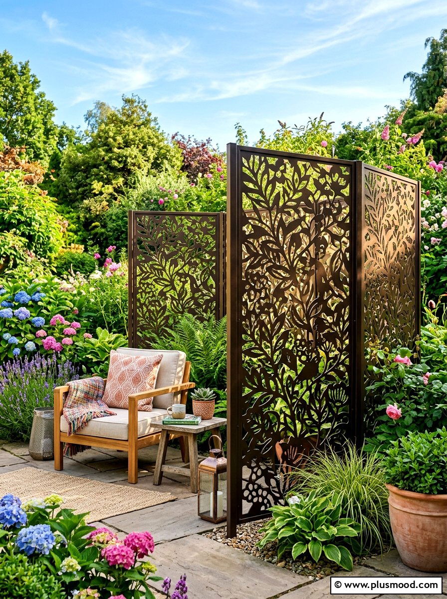 Patio Privacy Screen - 25 summer entertaining patio ideas