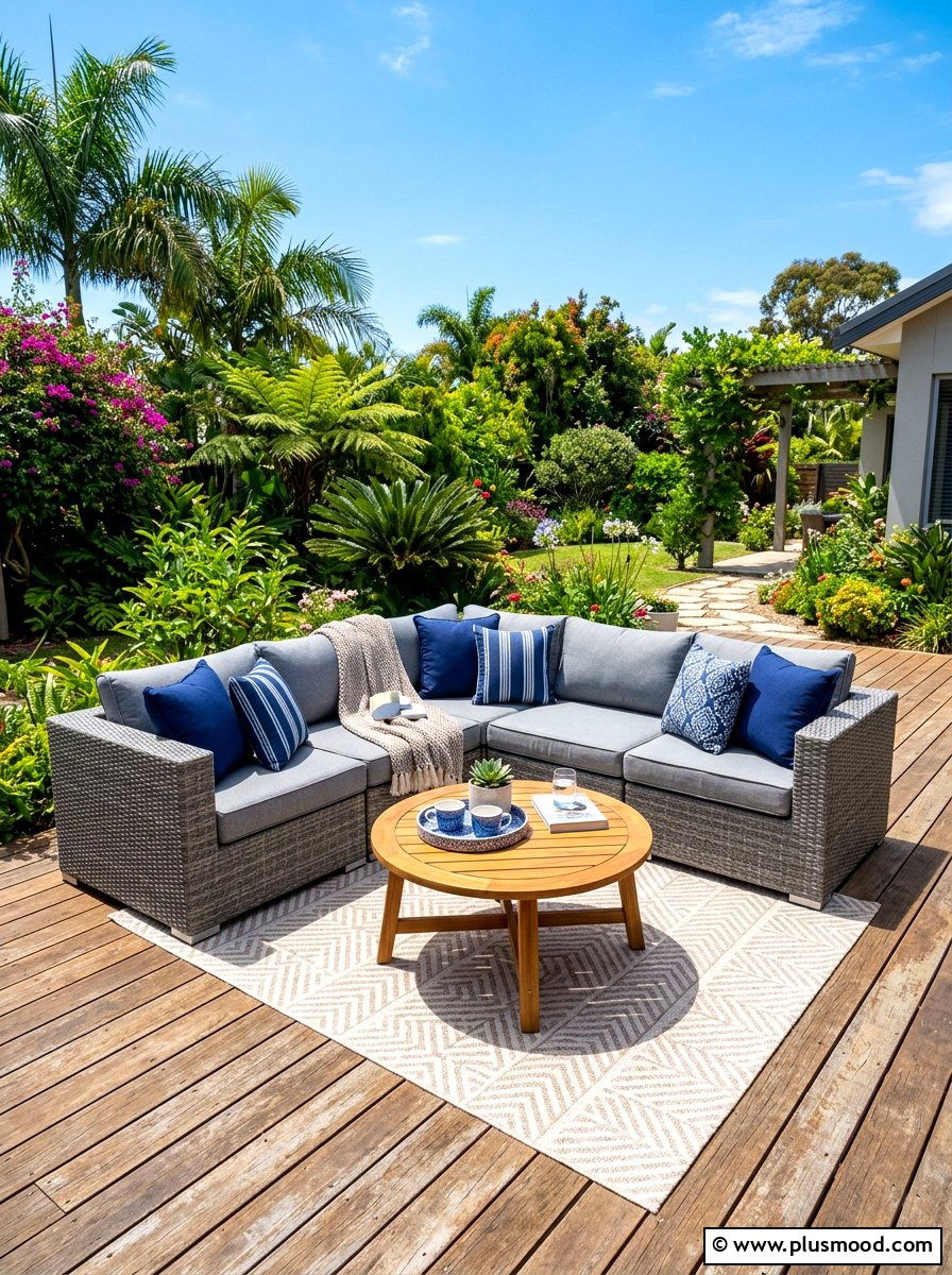 Patio Sectional Furniture - 25 summer patio ideas