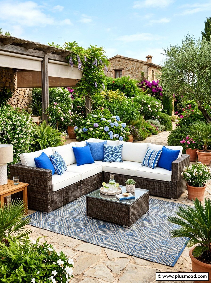 Patio Sectional Sofa - 25 popular summer backyard ideas